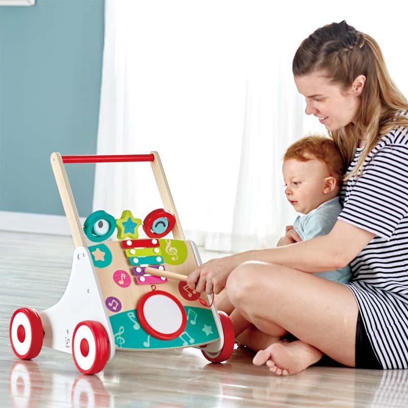 Hape-My First Musical Walker-E0383-Legacy Toys