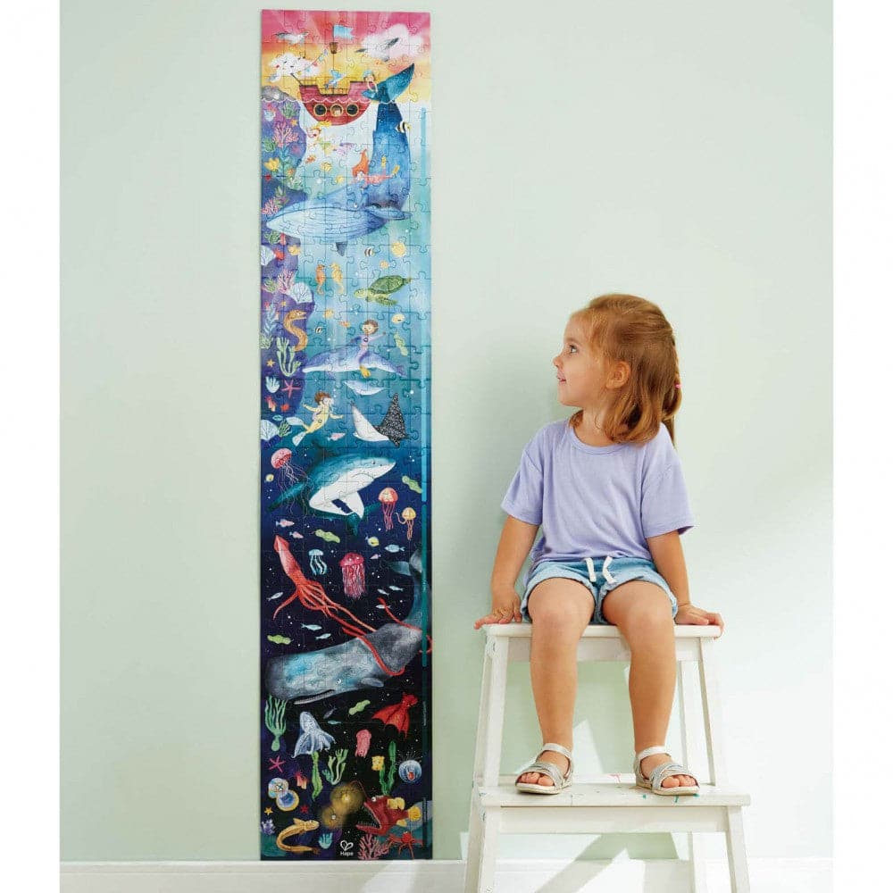 Hape-Ocean Life Puzzle - Glow in the Dark-E1634-Legacy Toys
