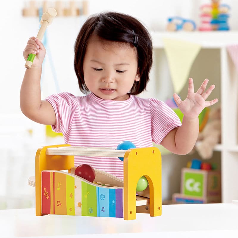 Hape-Pound and Tap Bench-E0305-Legacy Toys