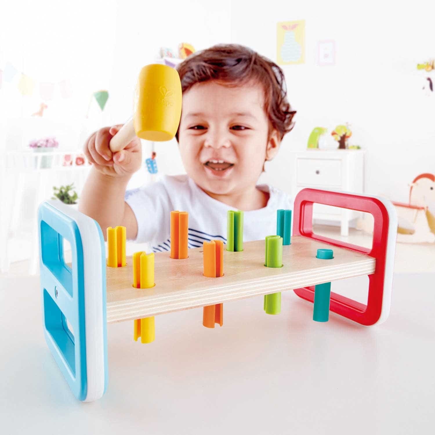 Hape-Rainbow Pounder-E0506-Legacy Toys
