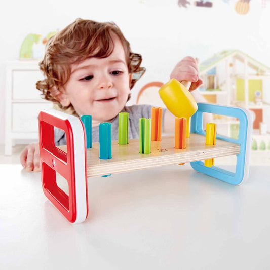 Hape-Rainbow Pounder-E0506-Legacy Toys