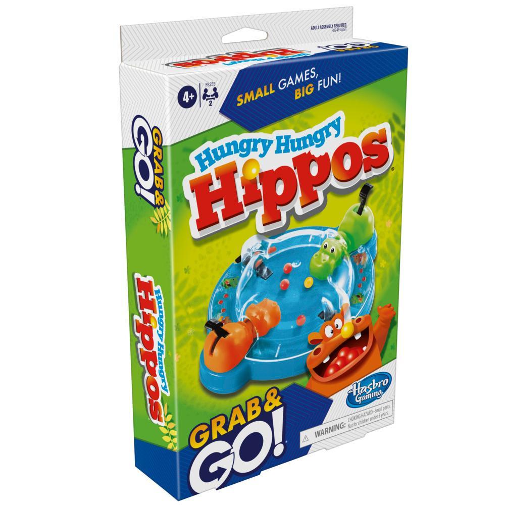 Hasbro-Grab & Go Games-F8255-Hungry Hungry Hippos-Legacy Toys