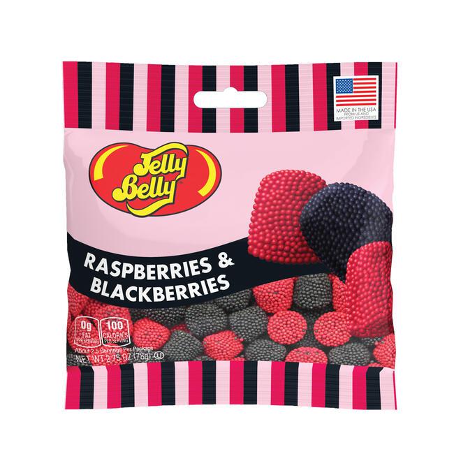 Jelly Belly-Raspberries & Blackberries 2.75 oz. Bag-45310-Legacy Toys