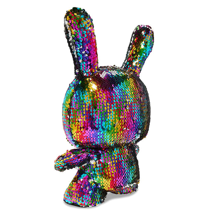 Kid Robot-Flippin Rainbows 13" Plush Dunny by Kidrobot-KR17799-Legacy Toys