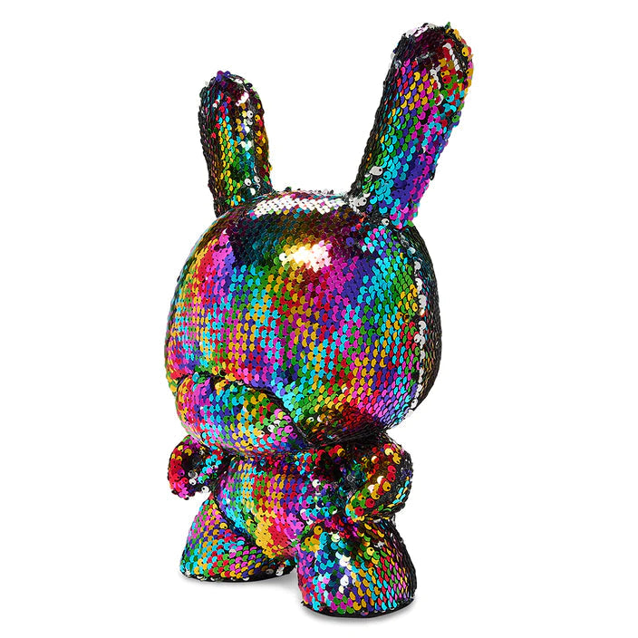 Kid Robot-Flippin Rainbows 13" Plush Dunny by Kidrobot-KR17799-Legacy Toys
