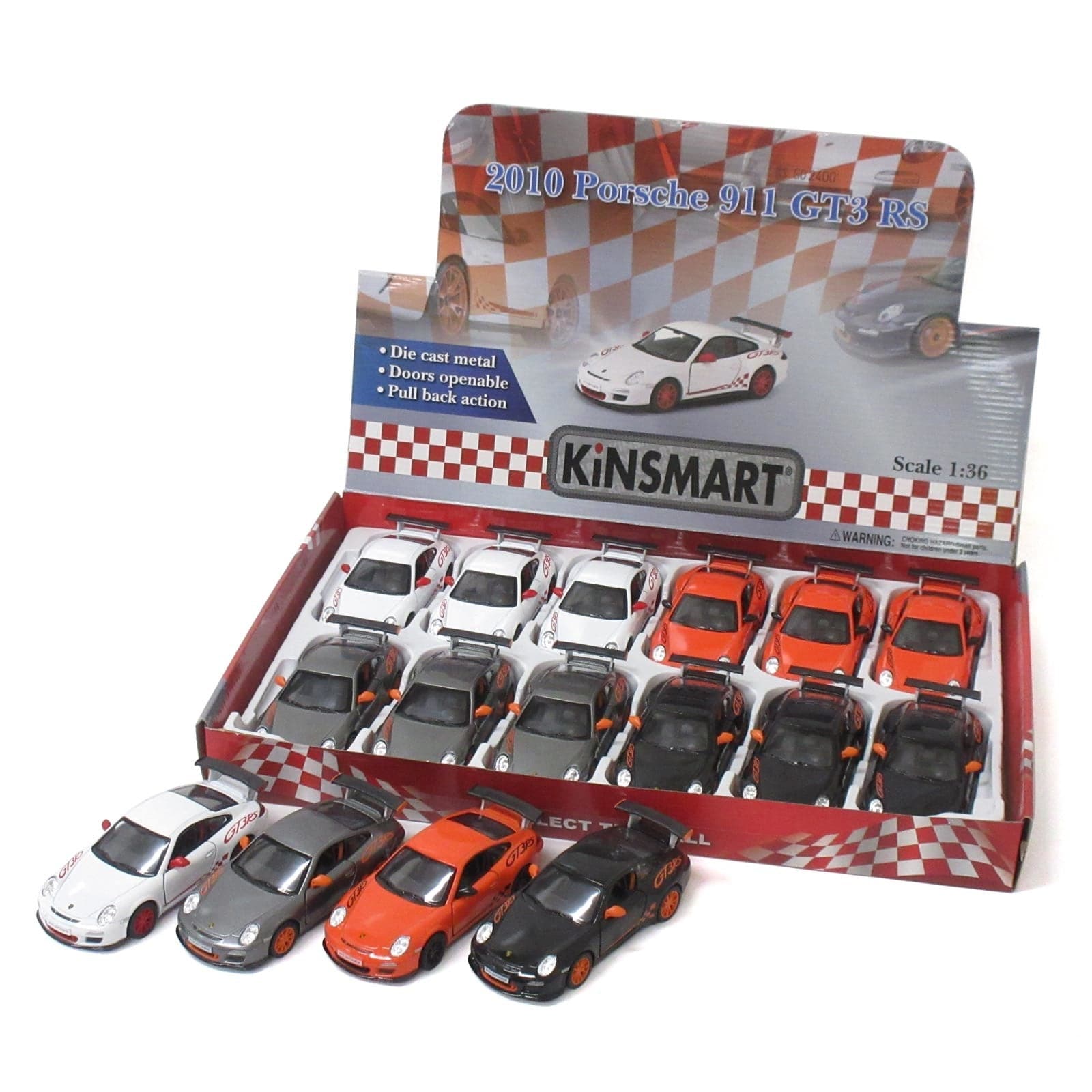 Kinsmart-5" Diecast Porsche 911 GT3 RS-MC-55874-Legacy Toys