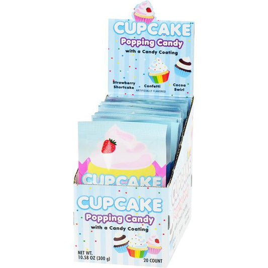 Koko's-Cupcake Coated Popping Candy-62630-Box of 20-Legacy Toys