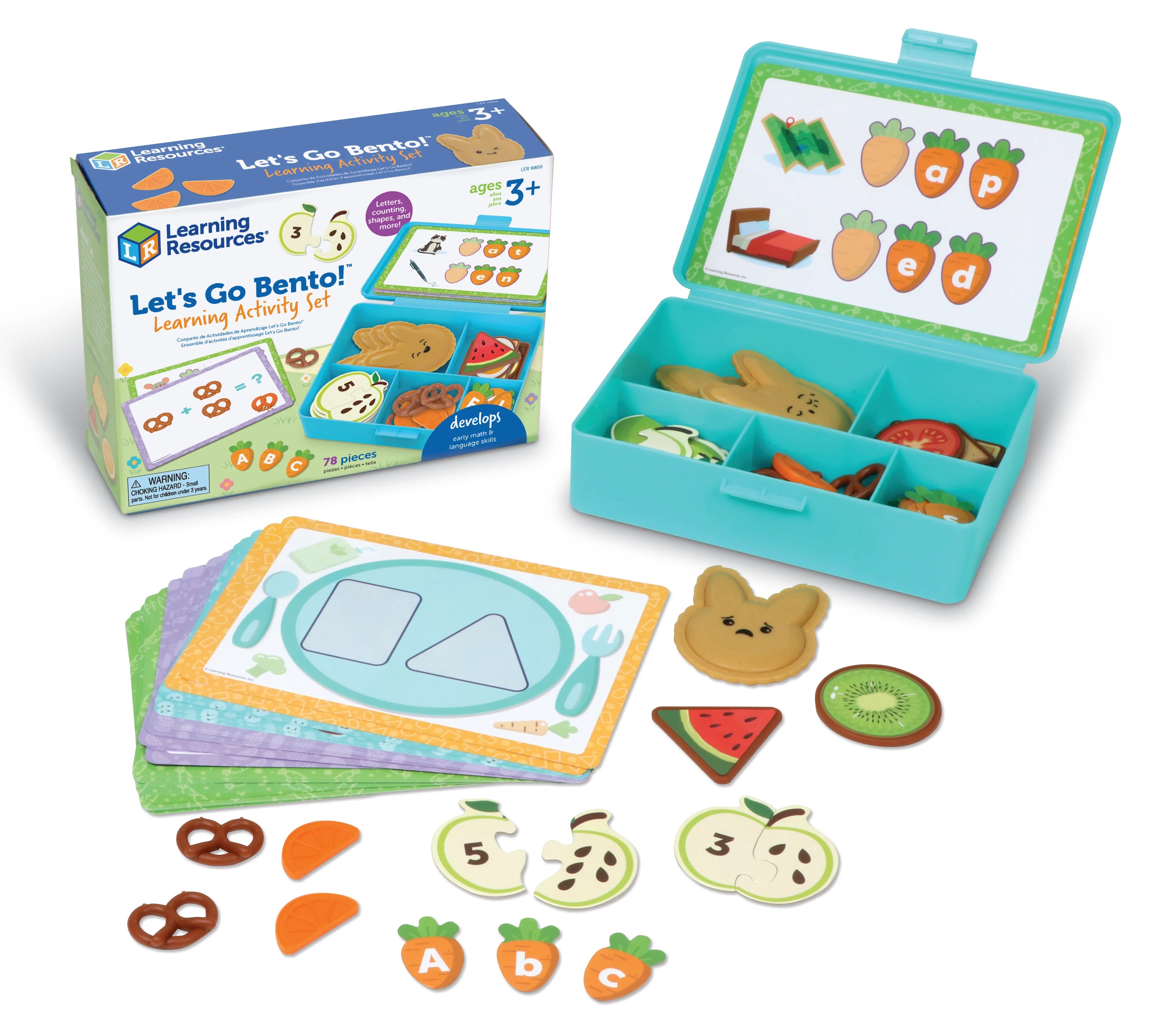 Learning Resources-Let's Go Bento! Learning Activity Set-LER9800-Legacy Toys