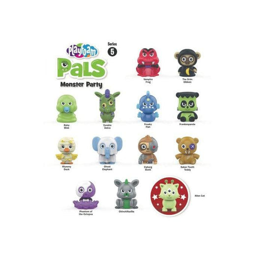 Learning Resources-Playfoam Pals "Monster Party" Series 5 - Single-1978-Legacy Toys