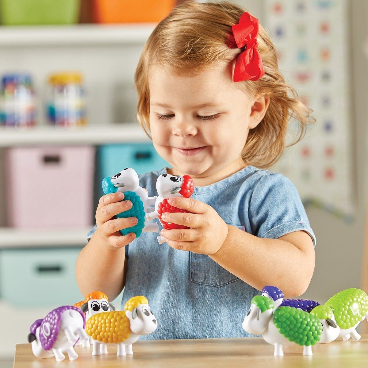 Learning Resources-Snap-n-Learn Counting Sheep-LER6712-Legacy Toys