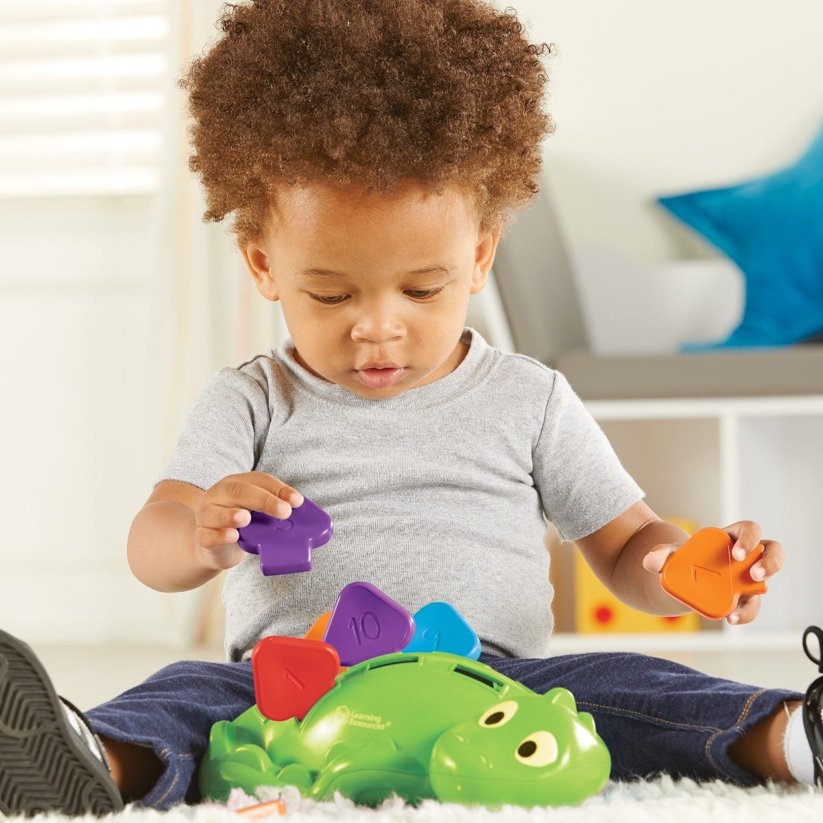 Learning Resources-Steggy the Fine Motor Dino-LER9091-Legacy Toys