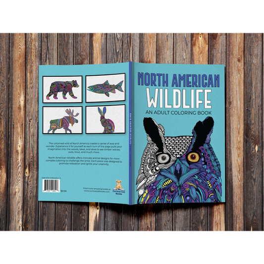 Legacy Bound-North American Wildlife - An Adult Coloring Book-LBP1002-Legacy Toys
