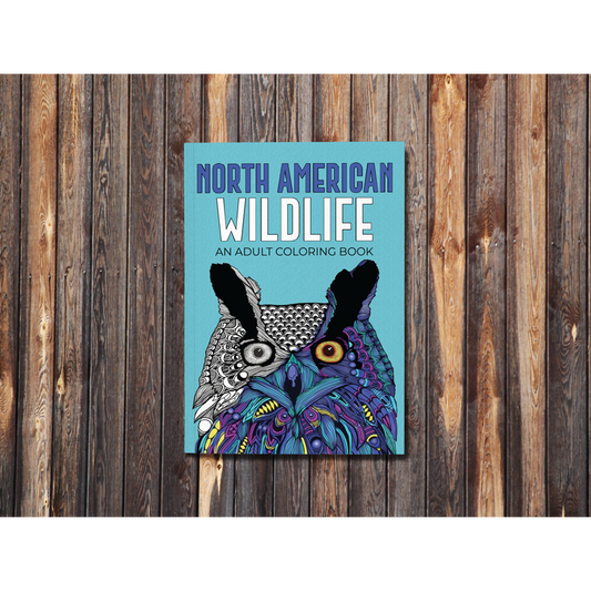 Legacy Bound-North American Wildlife - An Adult Coloring Book-LBP1002-Legacy Toys