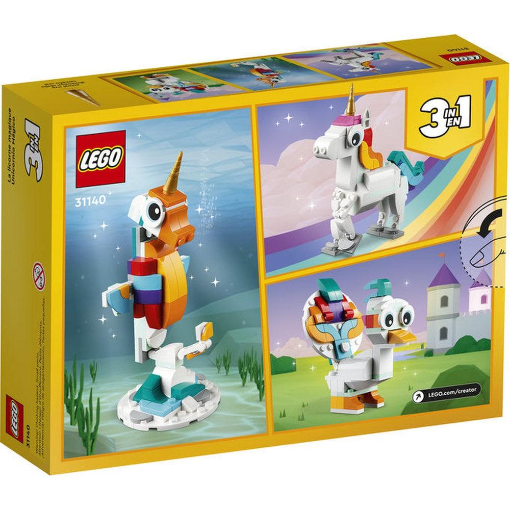Lego-LEGO Creator 3in1 Magical Unicorn-31140-Legacy Toys