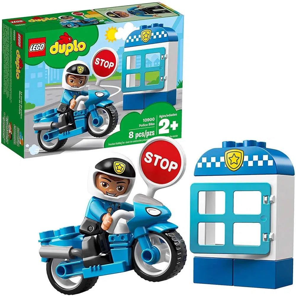 Lego-DUPLO Police Motorcycle-10967-Legacy Toys