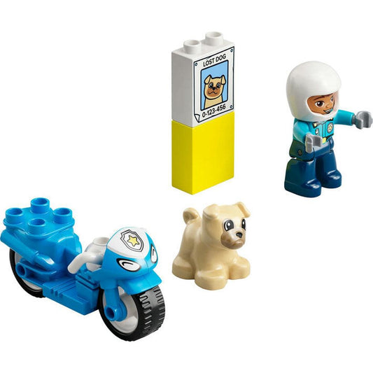 Lego-DUPLO Police Motorcycle-10967-Legacy Toys