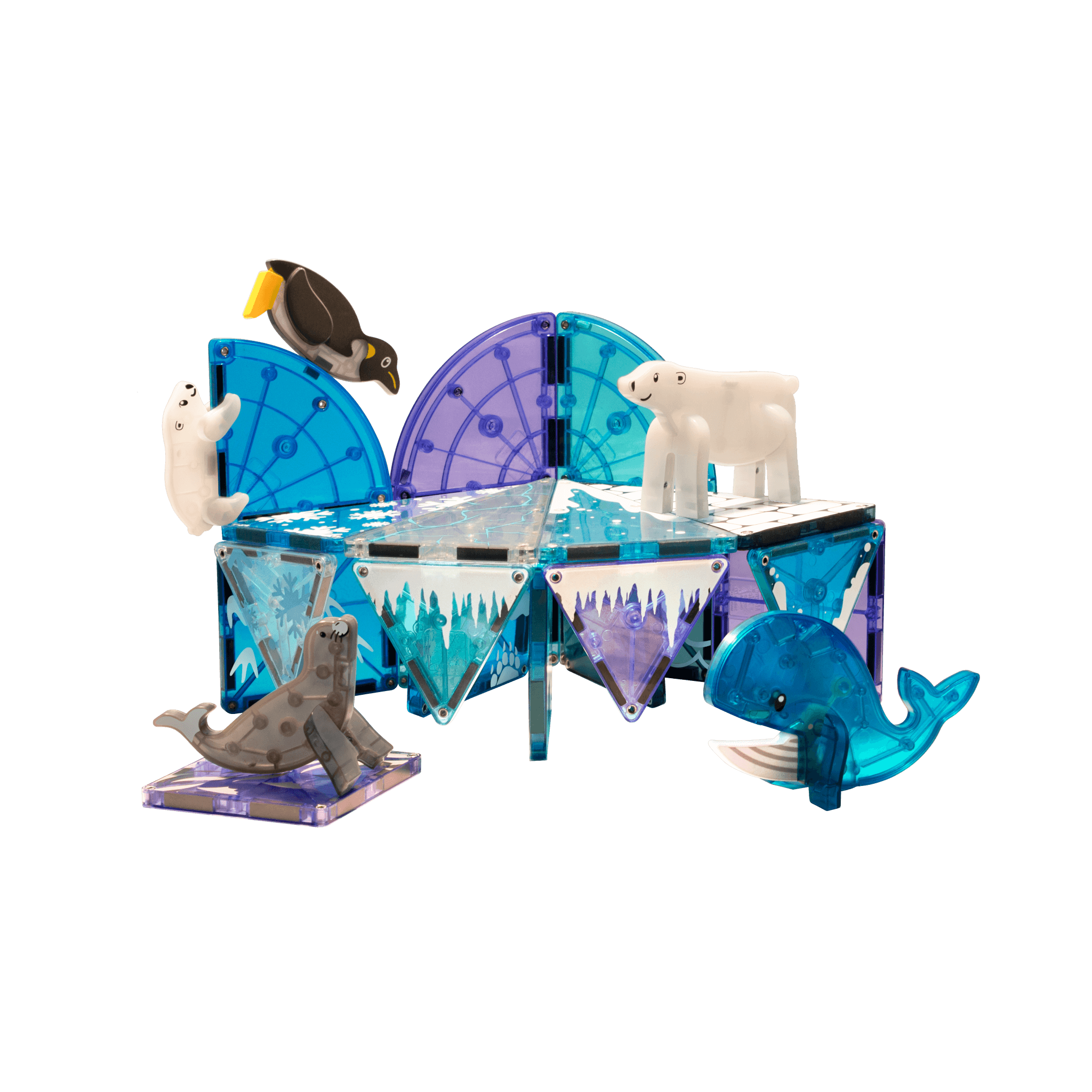 Magna-Tiles-Magna-Tiles Arctic Animals 25 Piece Set-21125-Legacy Toys