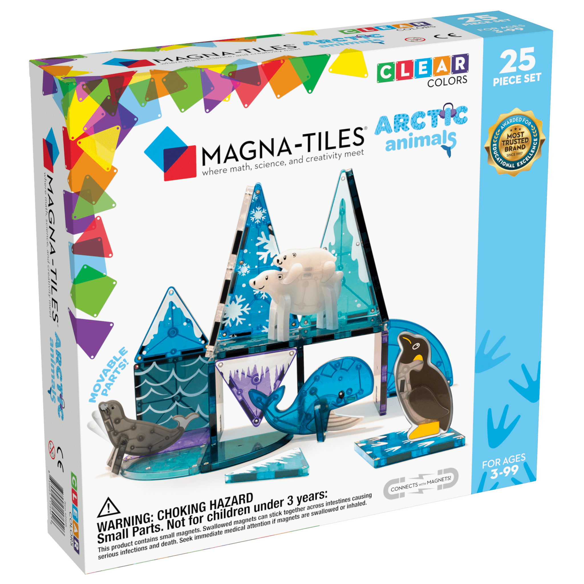 Magna-Tiles-Magna-Tiles Arctic Animals 25 Piece Set-21125-Legacy Toys