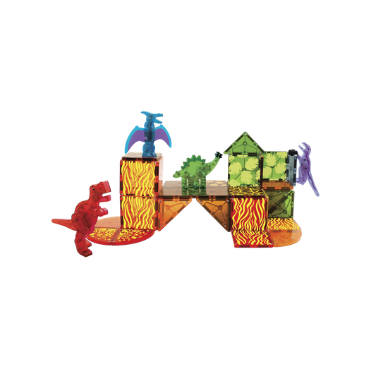 Magna-Tiles-Magna-Tiles Dino World 40 Pieces-22840-Legacy Toys