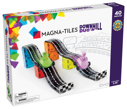 Magna-Tiles-Magna-Tiles Downhill Duo 40 Pieces-23840-Legacy Toys