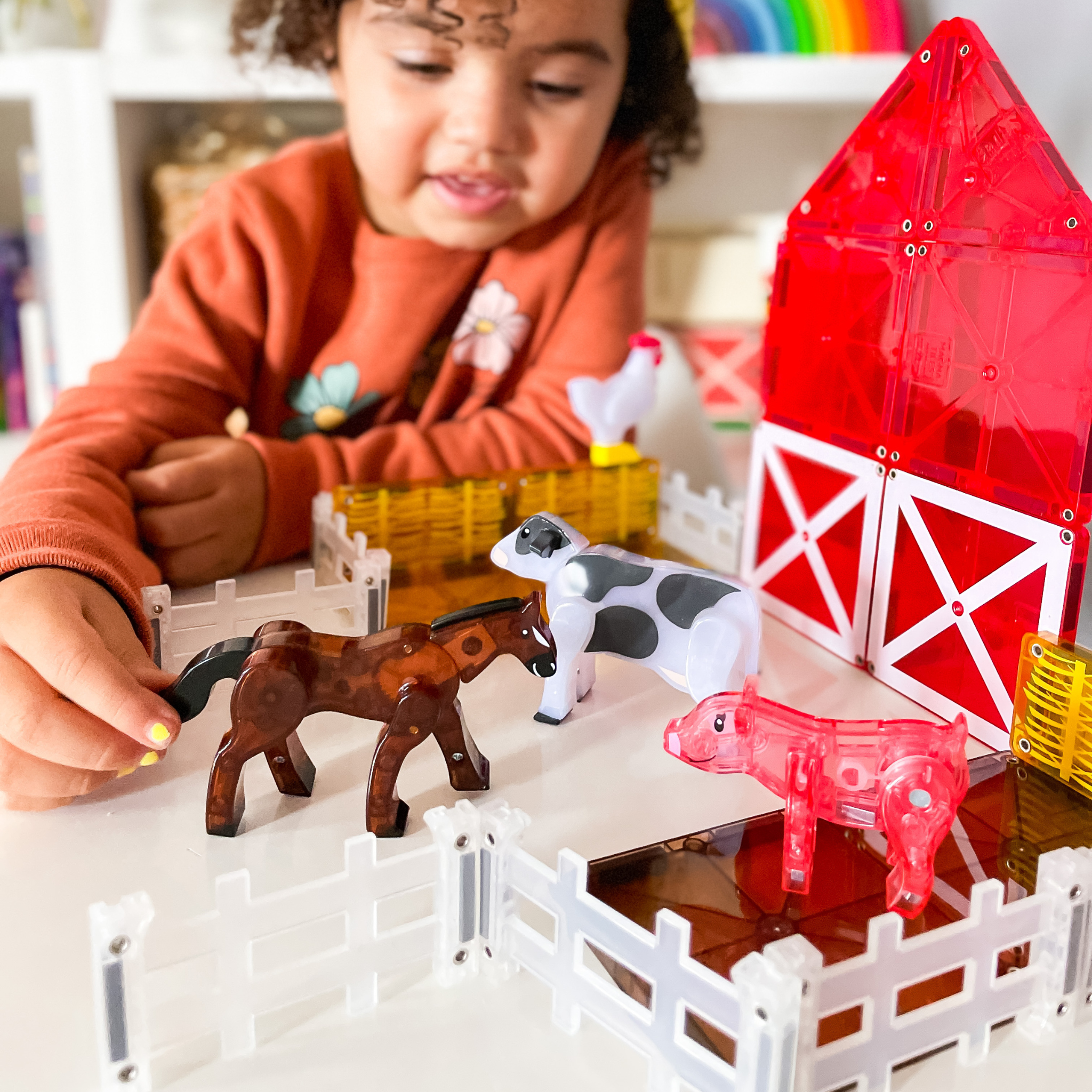 Magna-Tiles-Magna-Tiles Farm Animals 25 Piece set-22125-Legacy Toys