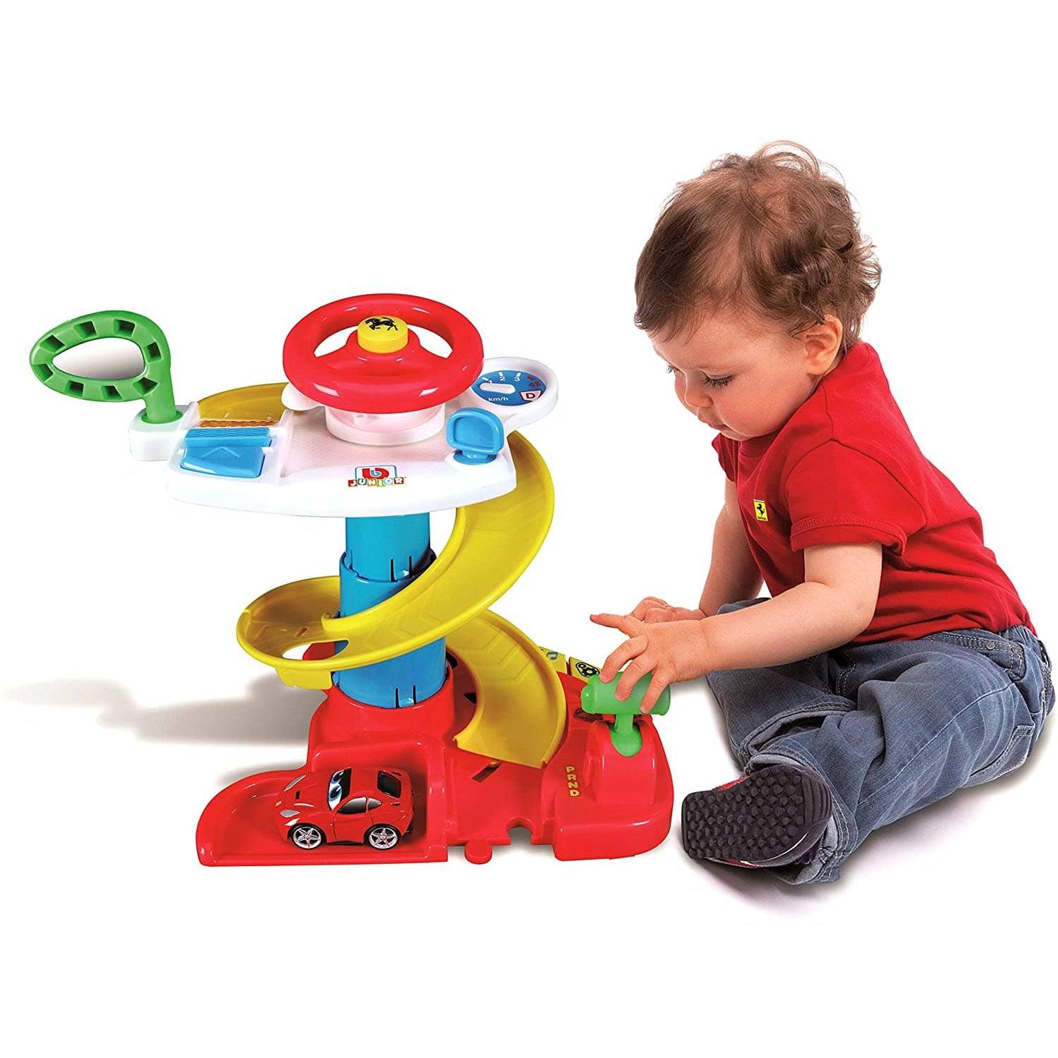 Maisto-Ferrari Dash N Drive 2-in-1 Play Set-16-88803-Legacy Toys