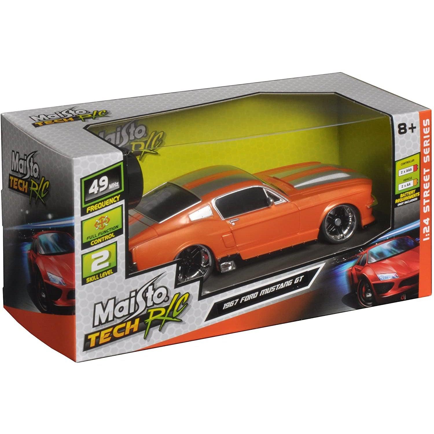 Maisto-R/C 1:24 1967 Ford Mustang GT-81520-Legacy Toys