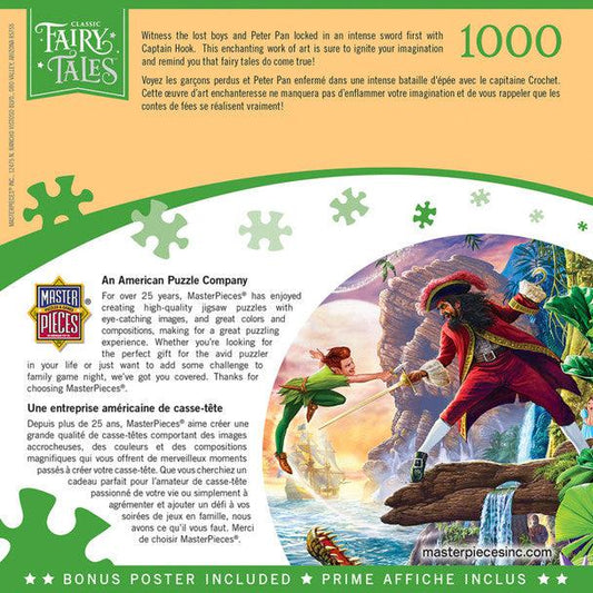 MasterPieces-Classic Fairy Tales - Peter Pan - 1000 Piece Puzzle-72018-Legacy Toys