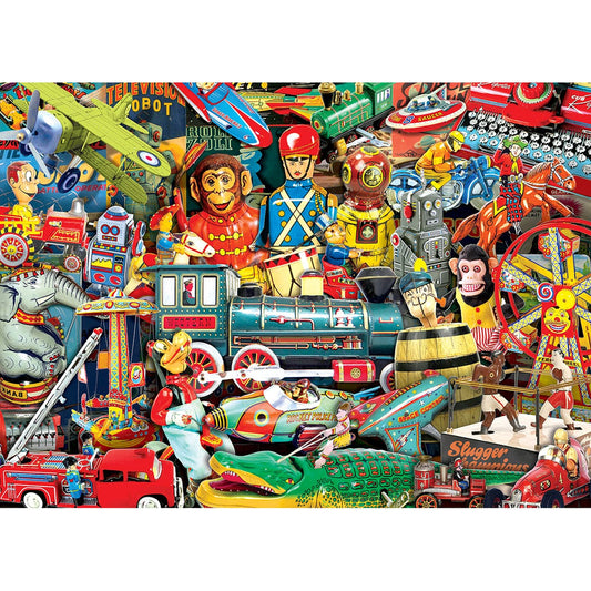 MasterPieces-Flashbacks - Toyland - 1000 Piece Puzzle-71832-Legacy Toys