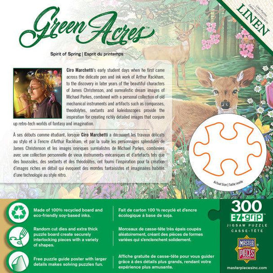 MasterPieces-Green Acres - Spirit of Spring - 300 Piece EzGrip Puzzle-32107-Legacy Toys