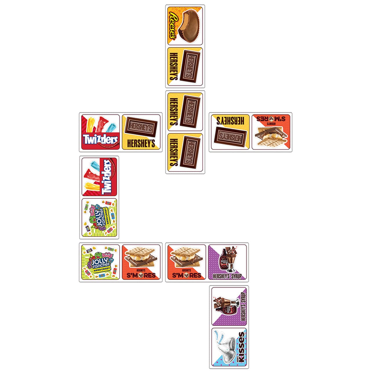 MasterPieces-Hershey Dominoes-41975-Legacy Toys