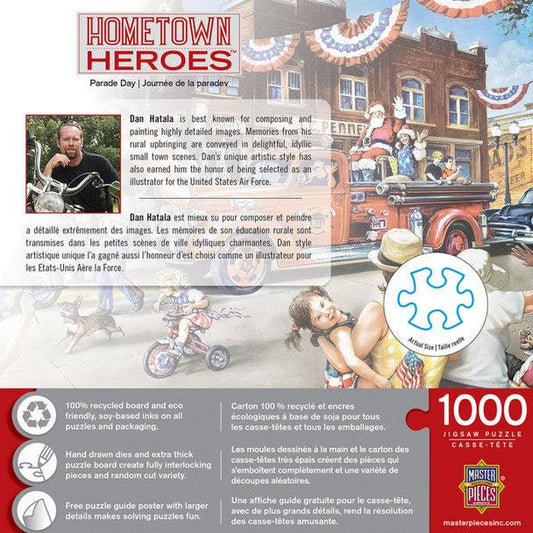 MasterPieces-Hometown Heroes - Parade Day - 1000 Piece Puzzle-72129-Legacy Toys