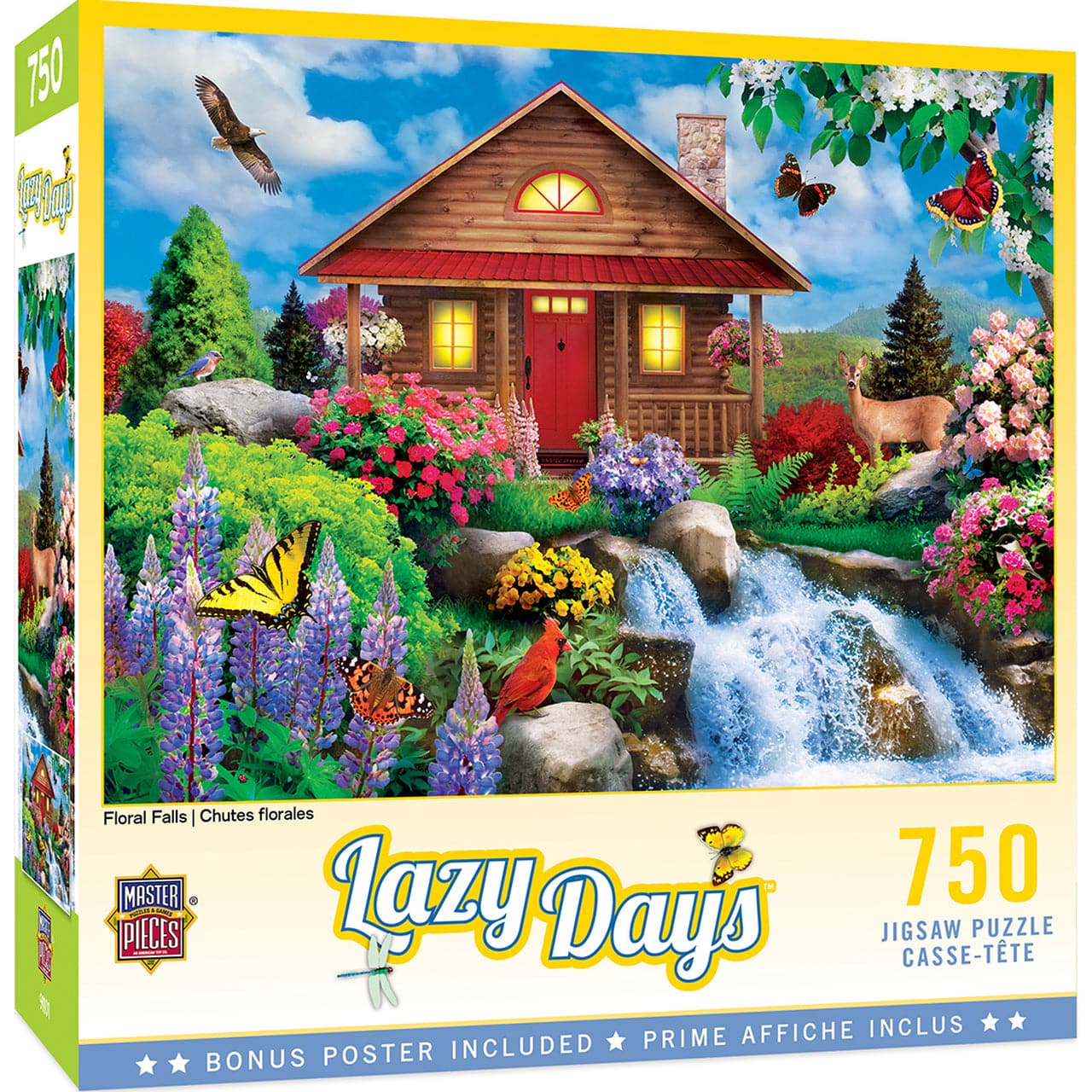 MasterPieces-Lazy Days - Floral Falls - 750 Piece Puzzle-32162-Legacy Toys