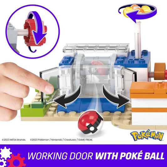 Mattel-Mega Construx Pokemon - Forest Pokémon Center-HNT93-Legacy Toys