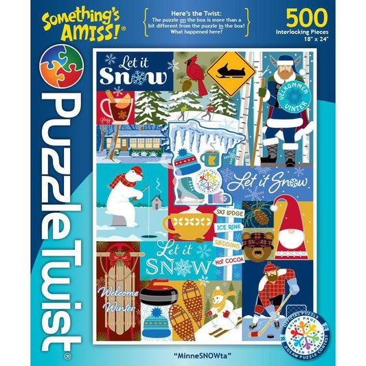 Maynards-Puzzle Twist - MinneSNOWta - 1,000 Piece Puzzle-10145-Legacy Toys