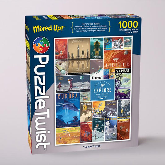 Maynards-Puzzle Twist - Space Travel - 1,000 Piece Puzzle-MA10607-Legacy Toys