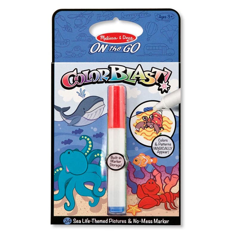 Melissa & Doug-Colorblast! Coloring Pads-5358-Sea Life-Legacy Toys