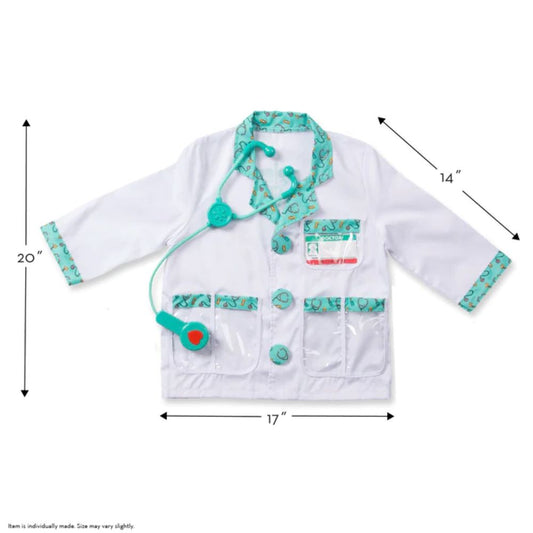 Melissa & Doug-Doctor Role Play Dress-up Costume Set-4839-Legacy Toys