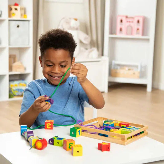 Melissa & Doug-Lacing Beads-3775-Legacy Toys