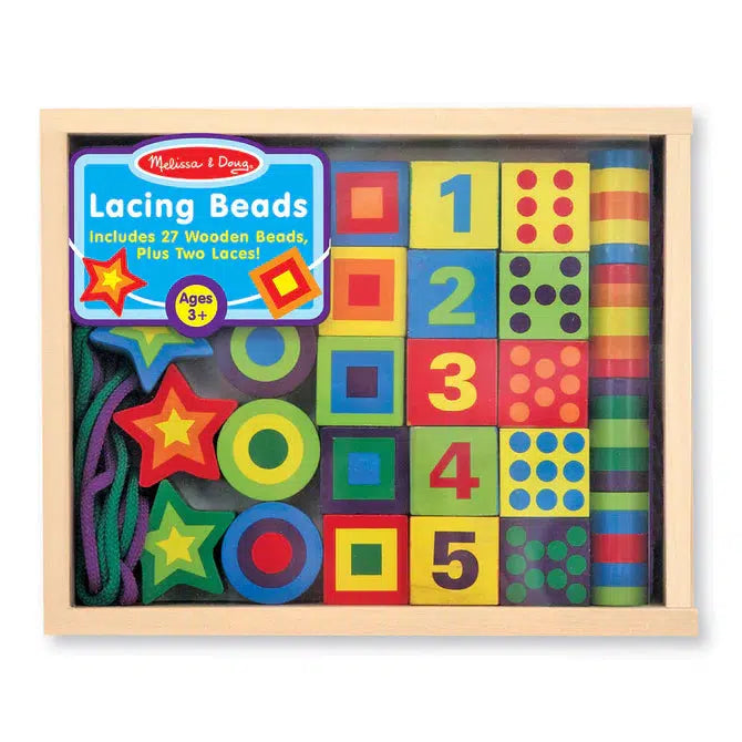 Melissa & Doug-Lacing Beads-3775-Legacy Toys