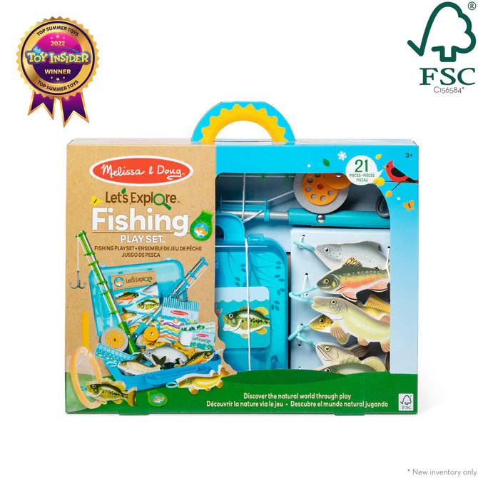 Melissa & Doug-Let’s Explore Fishing Play Set-30806-Legacy Toys