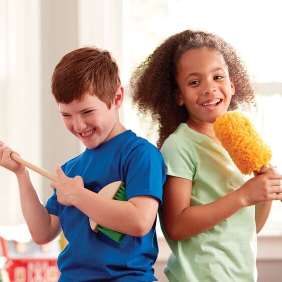 Melissa & Doug-Let's Play House! Dust, Sweep & Mop Play Set-8600MD-Legacy Toys