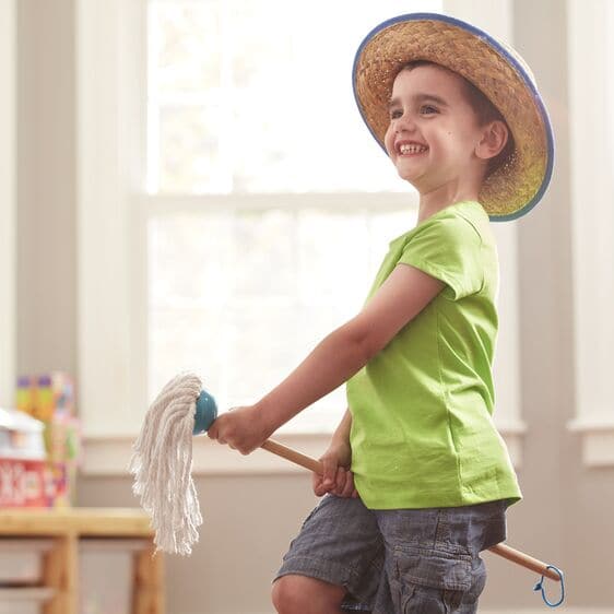 Melissa & Doug-Let's Play House! Dust, Sweep & Mop Play Set-8600MD-Legacy Toys