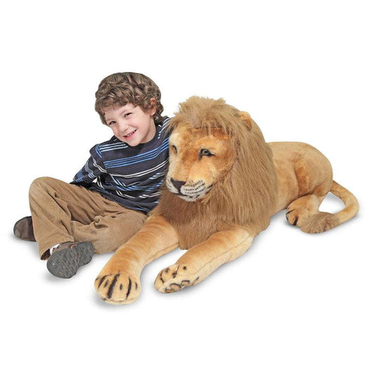 Melissa & Doug-Lion - Lifelike Animal Giant Plush-2102-Legacy Toys