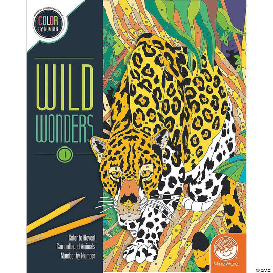 MindWare-Color By Number - Wild Wonders - Book 1-13767360-Legacy Toys
