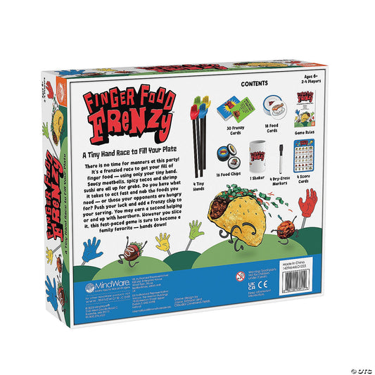 MindWare-Finger Food Frenzy Family Board Game-14294646-Legacy Toys