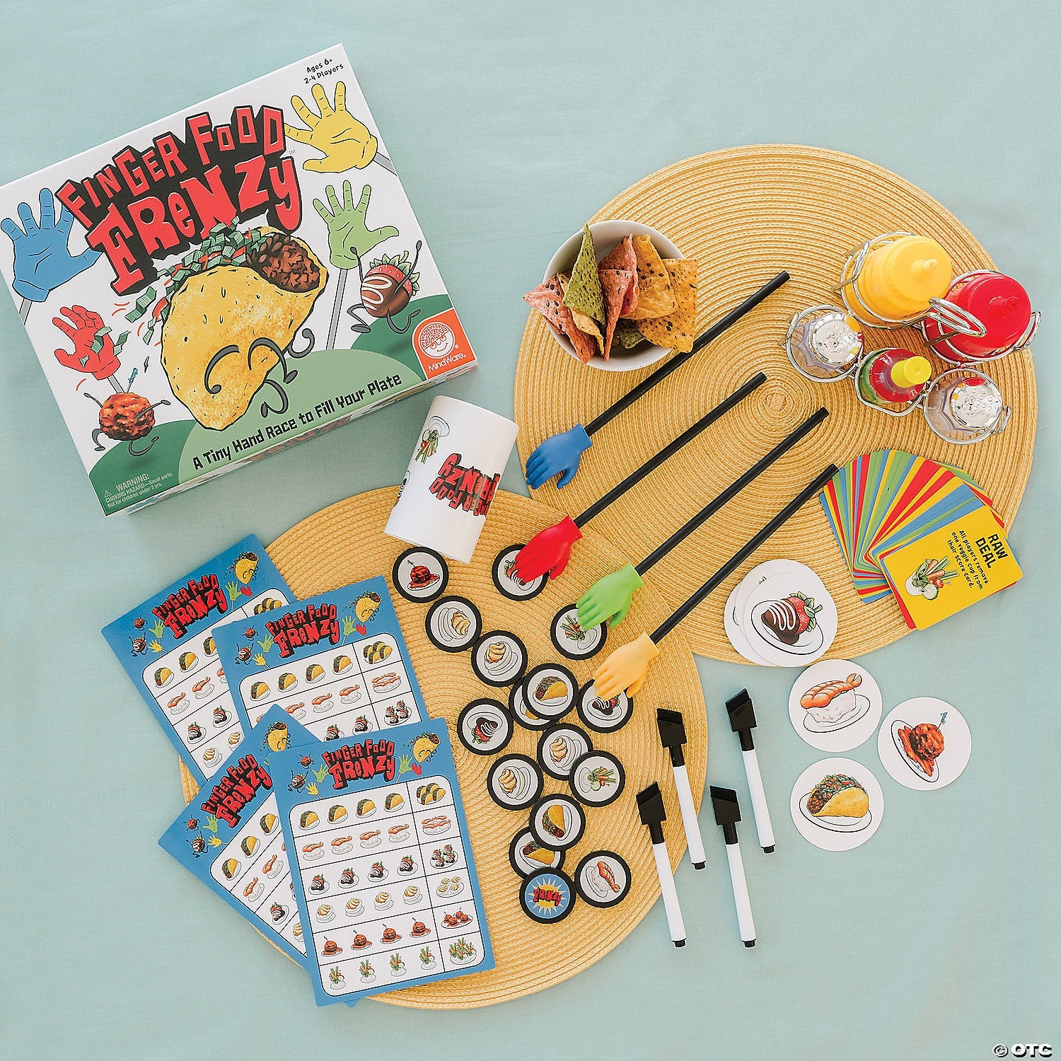 MindWare-Finger Food Frenzy Family Board Game-14294646-Legacy Toys