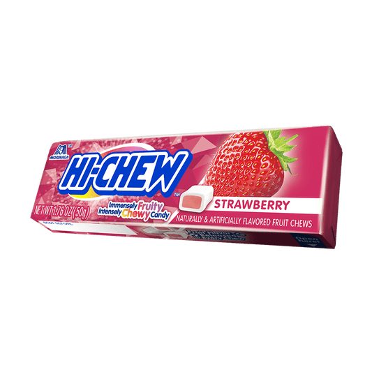 Morinaga-Hi-Chew Stick Strawberry 1.76 oz.-10363-Legacy Toys