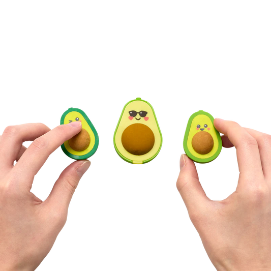 Ooly-Avocado Love Erasers & Sharpener-112-113-Legacy Toys