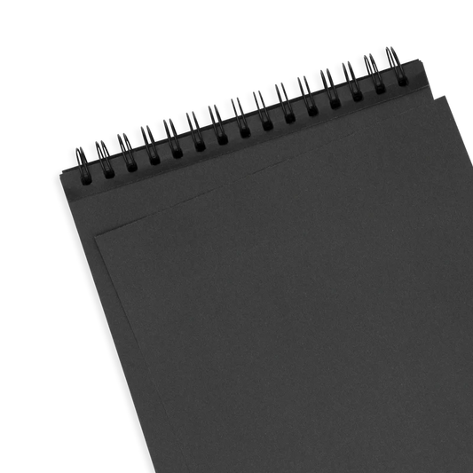 Ooly-Black DIY Cover Sketchbook - Large-118-SK-BLK-Legacy Toys